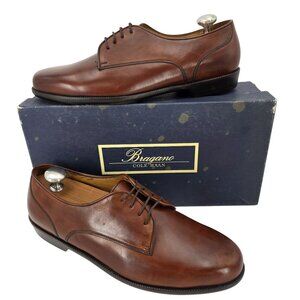 New Old Stock Bragano Cole Haan Mens 8.5D Brown Leather Dress Shoe Derby Oxfords
